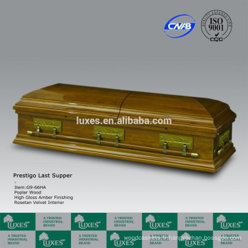 Cercueil enterrement / coffret de peuplier